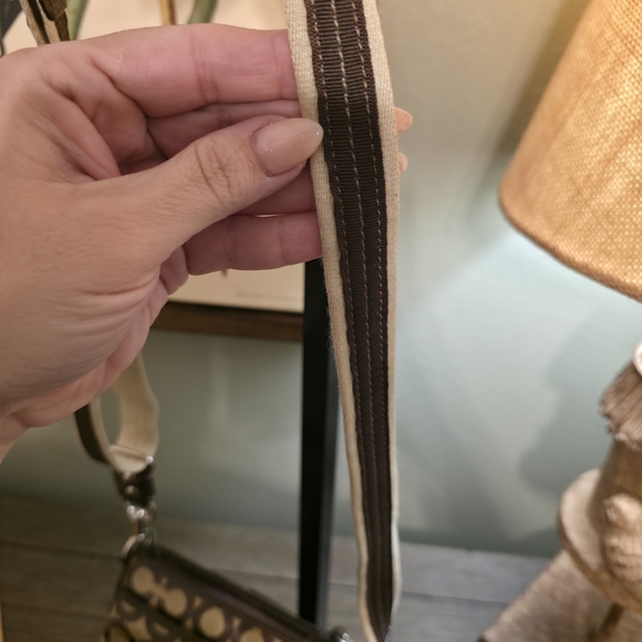 Brown Patterned COACH Crossbody Bag - Picture 10 of 16